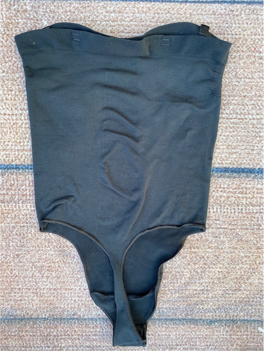 Skims seamless sculpt strapless thong 2X bodysuit Onyx New without tags